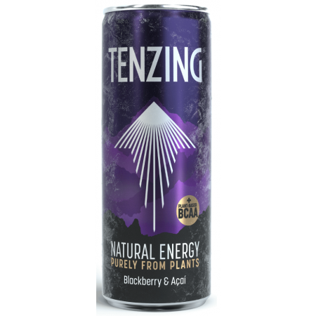 Tenzing Natural Energy - Blackberry & Açai - 12 x 330ml